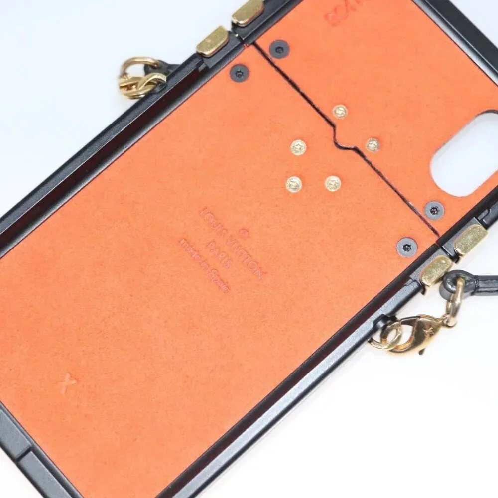 LOUIS VUITTON Transformed Cat Eye Trunk iPhone XS Case Black
